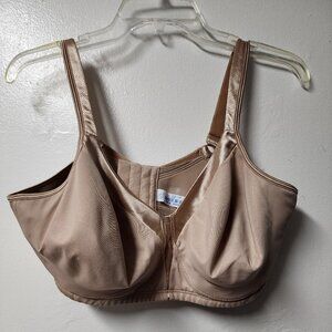 Playtex 18 hr nude 44d bra nylon spandex #4803